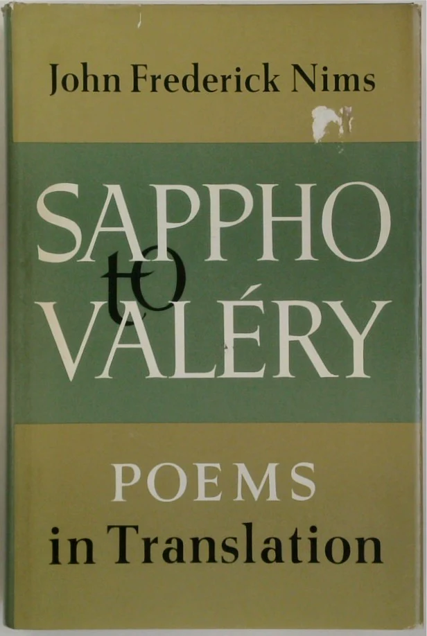 Sappho to Valery: Poems in Translation