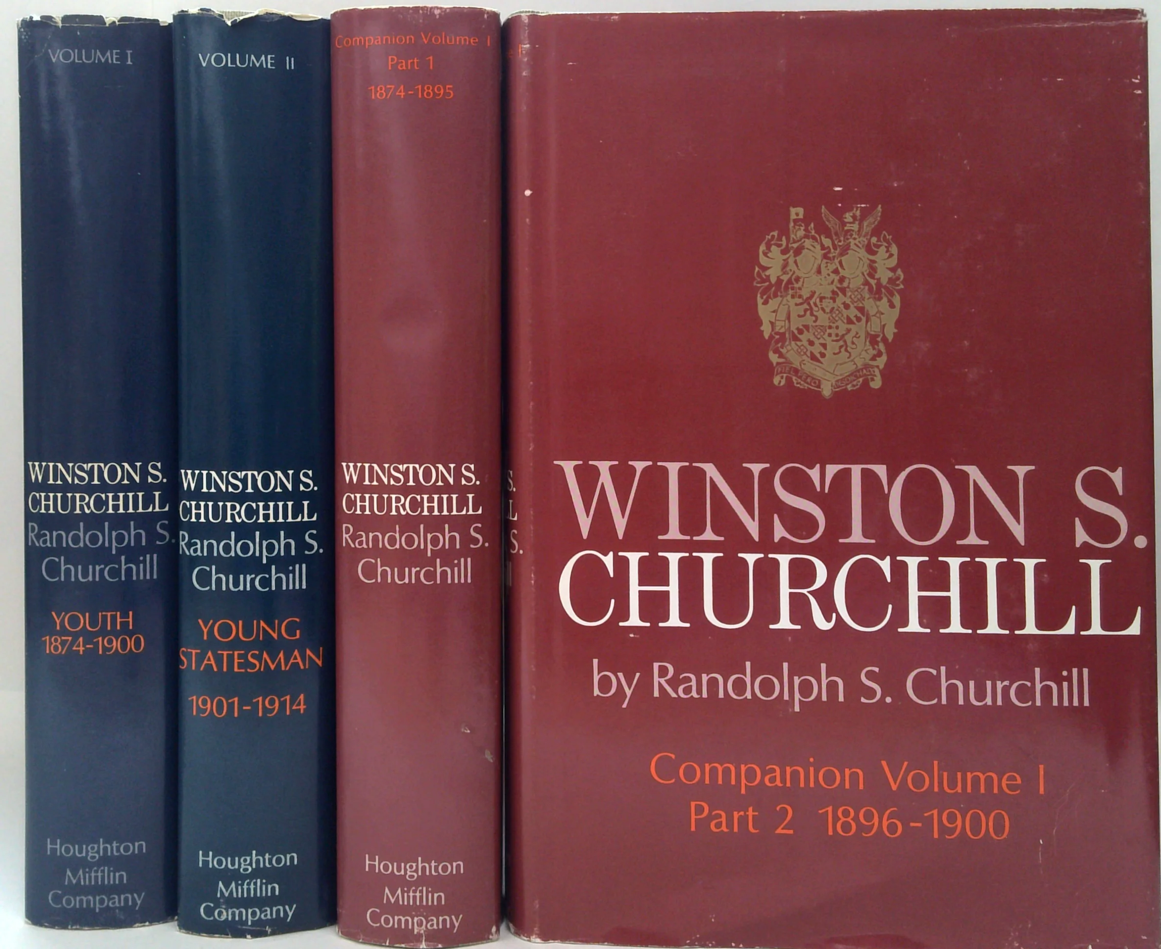 Winston S. Churchill: Youth 1874-1900 & Young Statesman 1901-1914 + Companion Volumes (Four-Volume Set)
