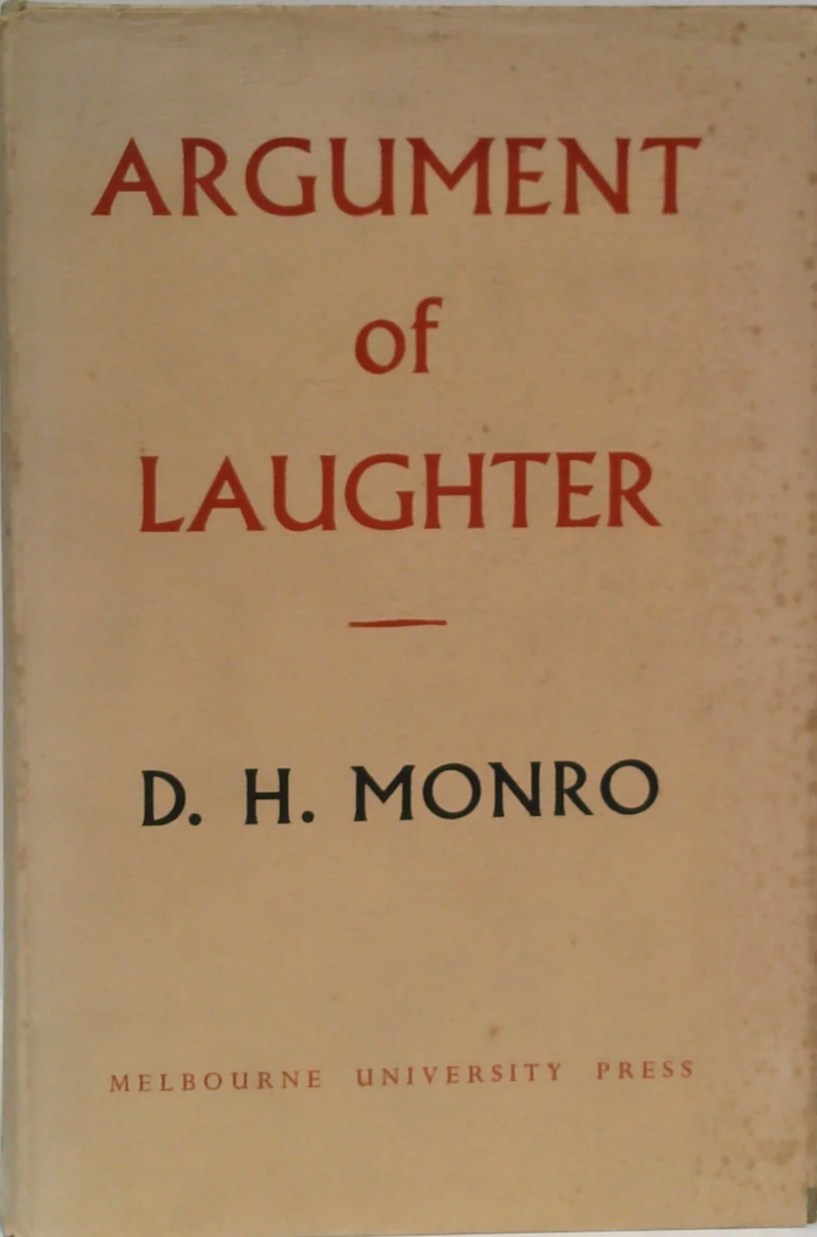 Argument Of Laughter