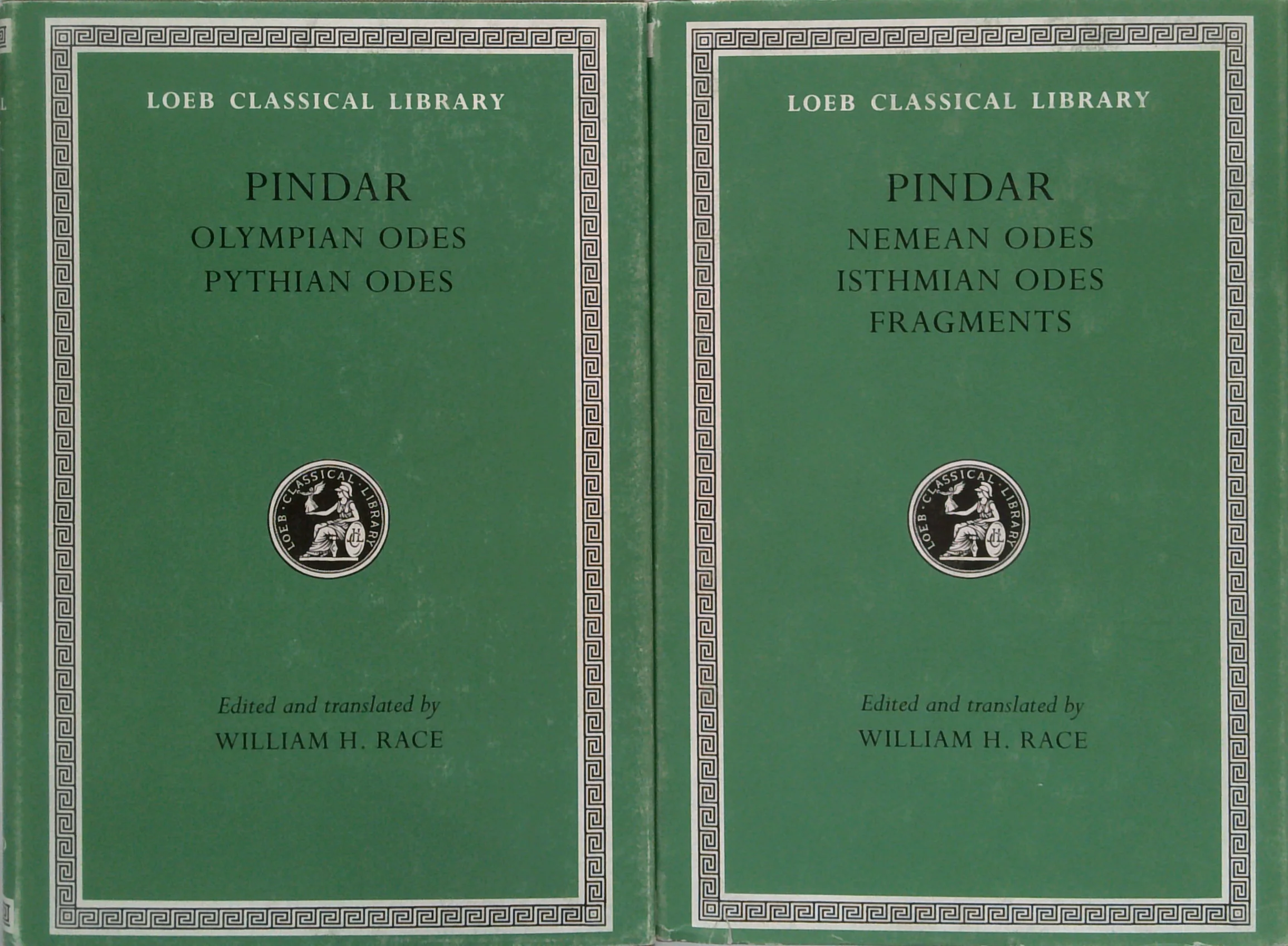 Pindar I: Olympian Odes. Pythian Odes + Pindar II: Nemean Odes, Isthmian Odes, Fragments. (Loeb Classical Library)
