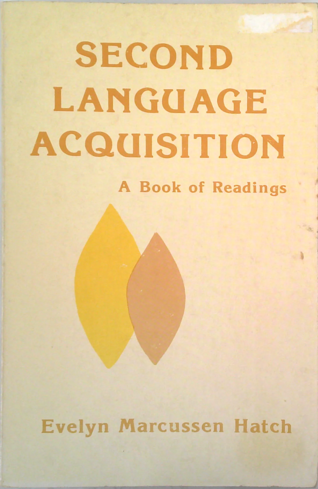 Second Language Acquisition: A Book Of Readings
