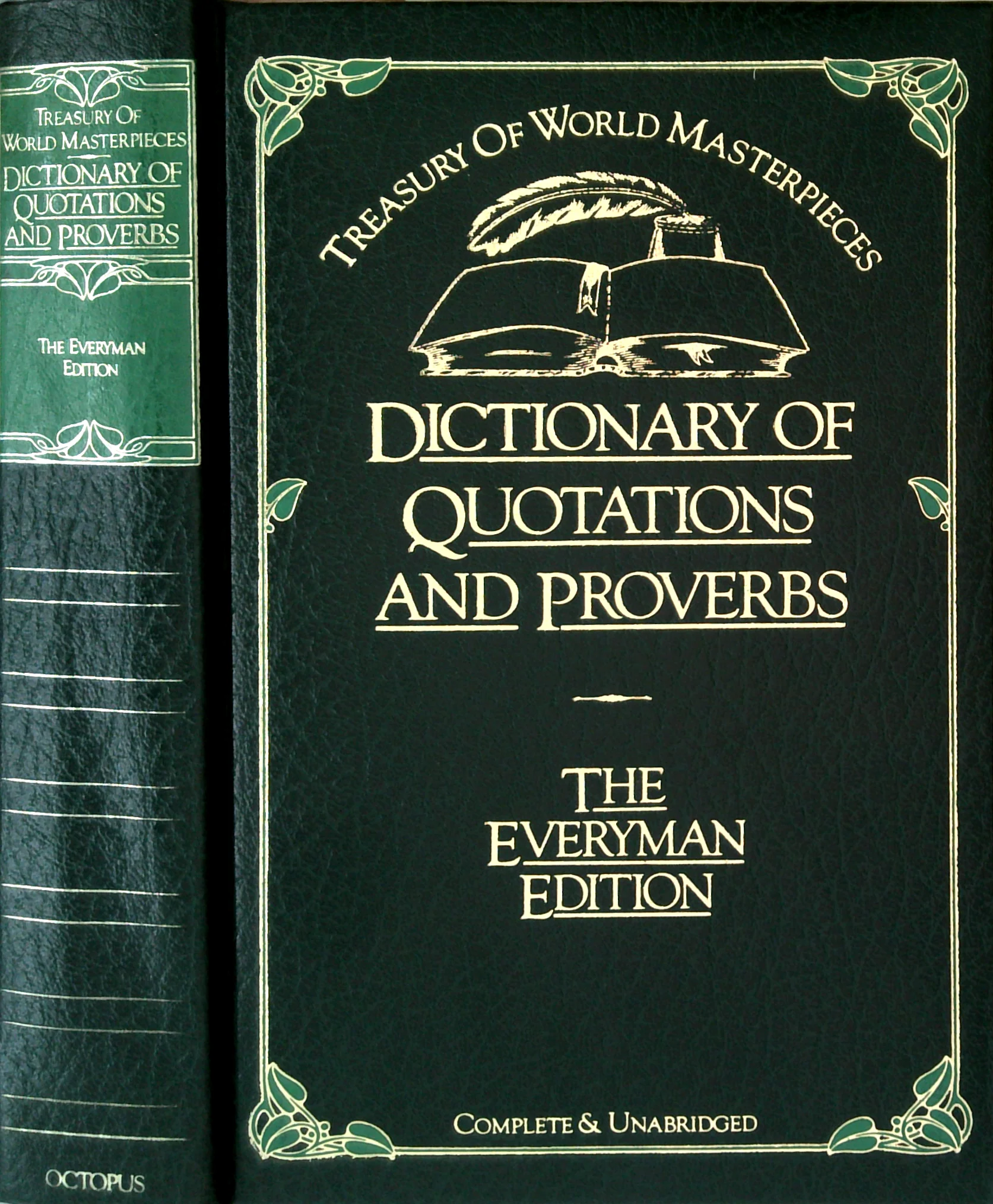 Treasury Of World Masterpieces: Dictionary Of Quotations And Proverbs