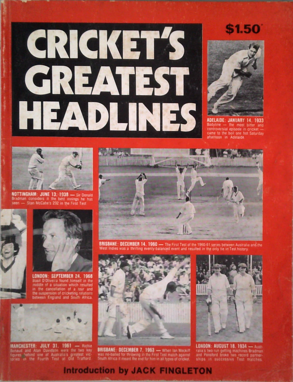 Cricket's Greatest Headlines