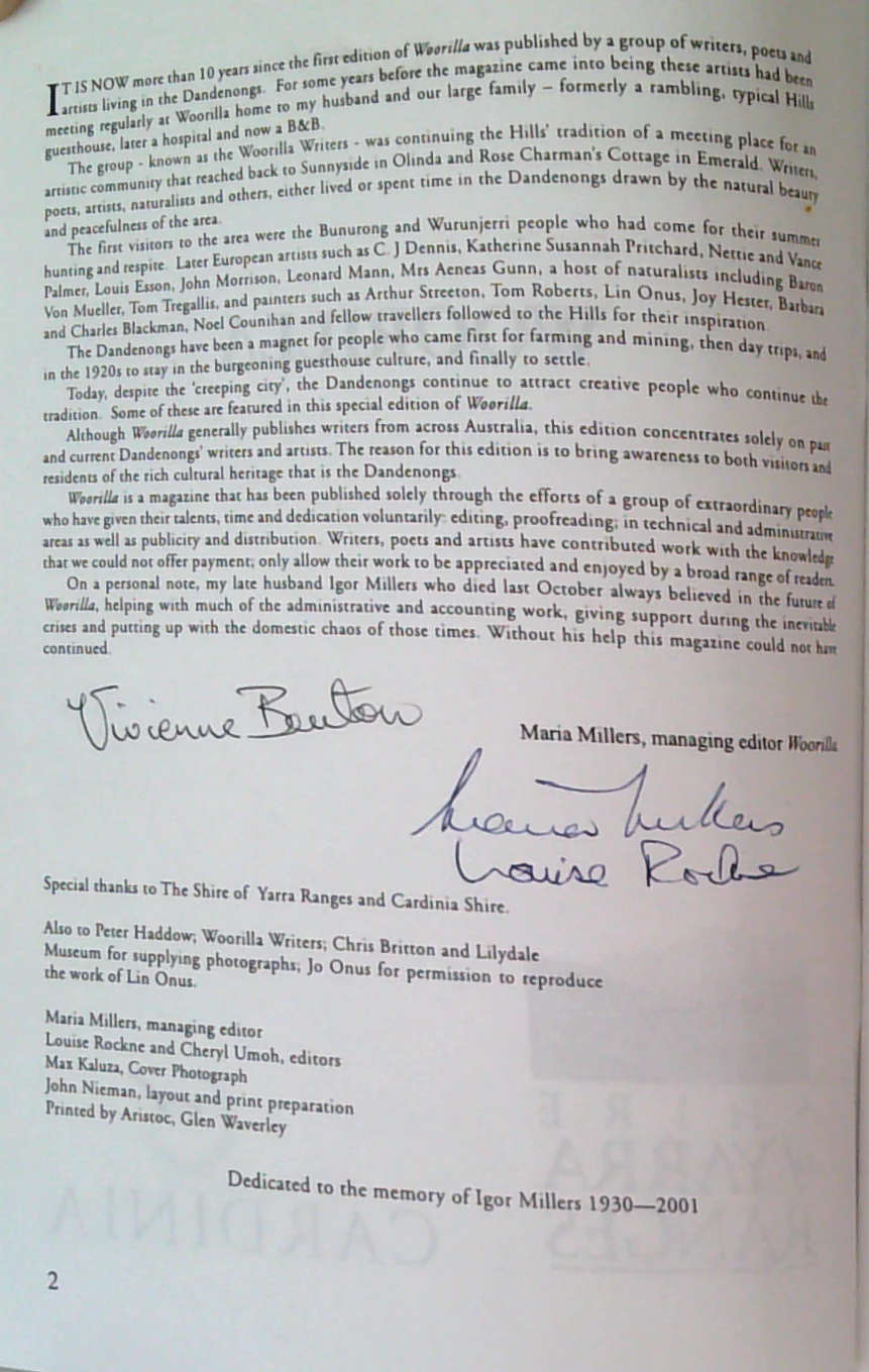 Woorilla: Celebrating The Dandenongs (SIGNED) - Image 2