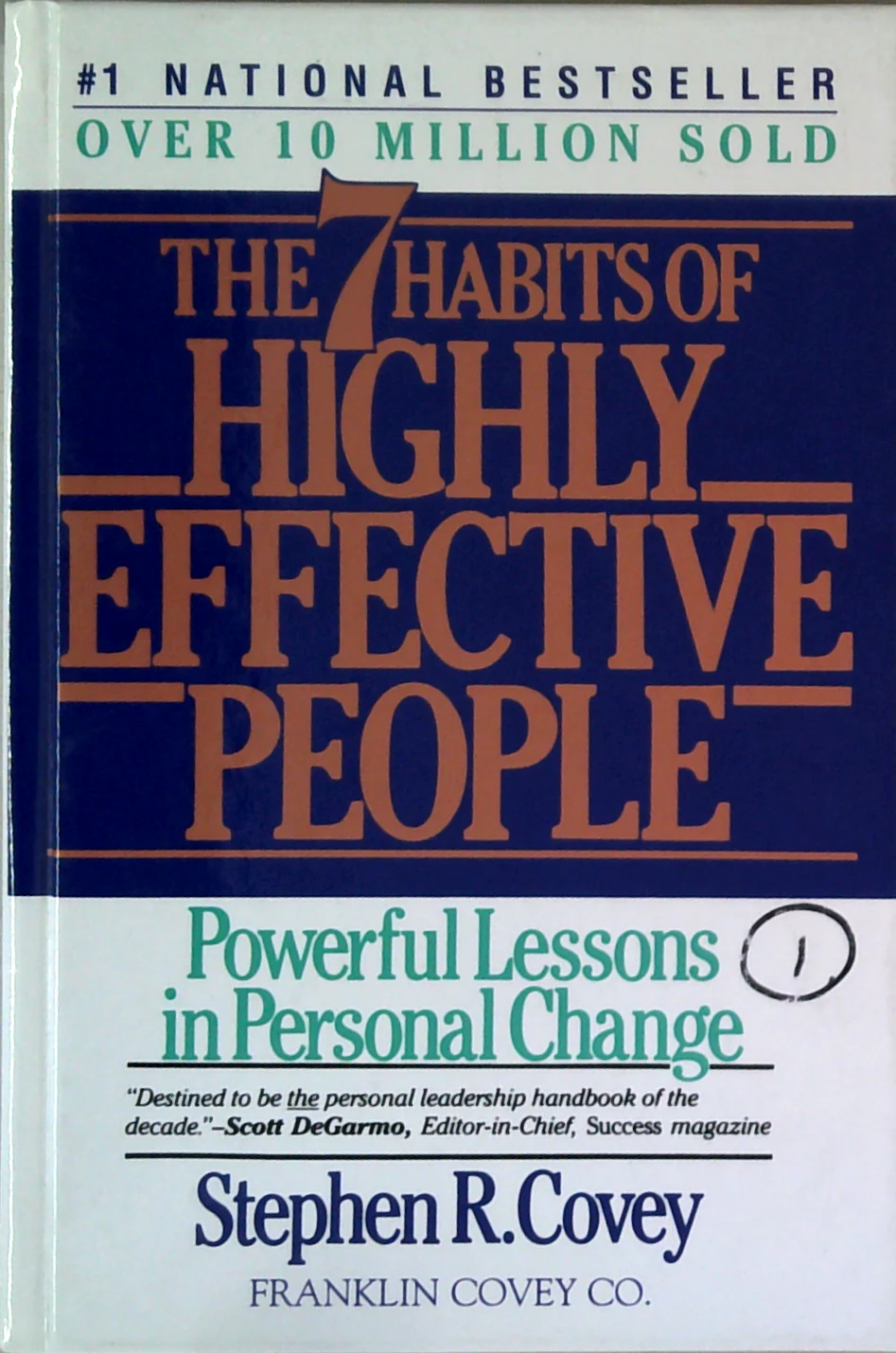 The Seven Habits Of Highly Effective People: Restoring The Character Ethic