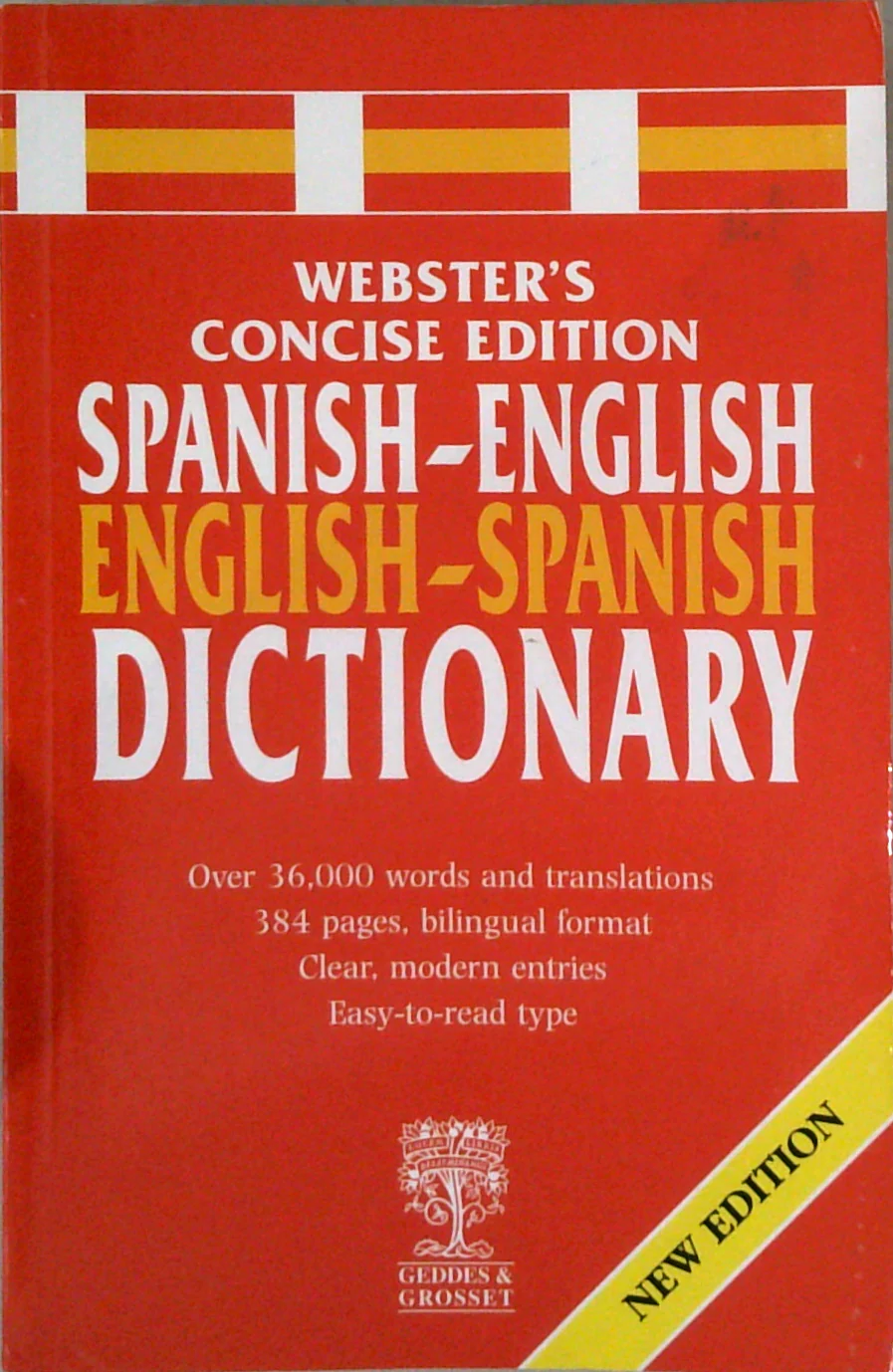 Webster's Concise Edition Spanish-English English-Spanish Dictionary
