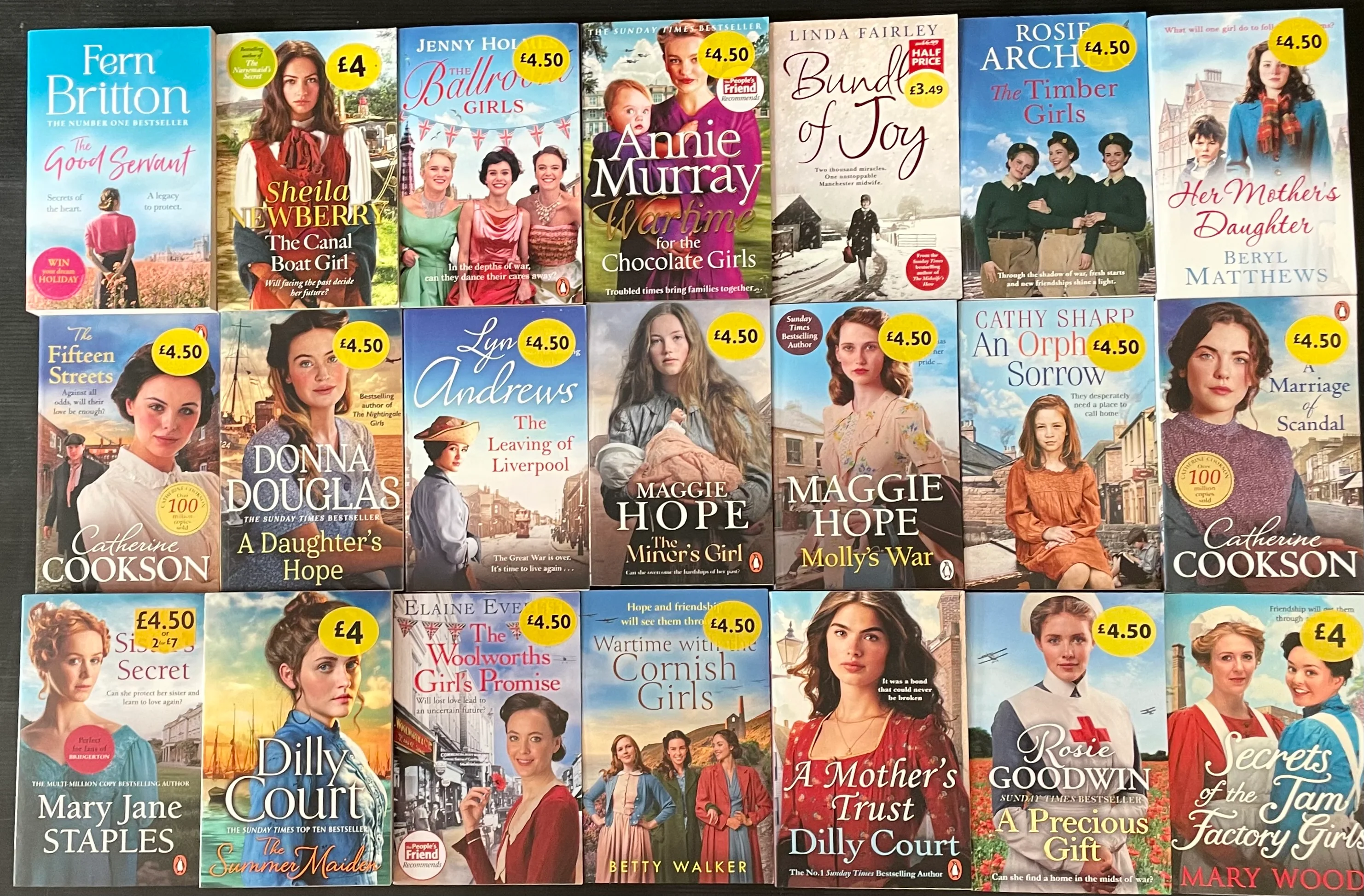 Showroom Sample Historical Saga Bargain Book Box SP2486